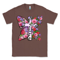 Chestnut faith butterfly cross Classic Tee - Zillion Design Studio