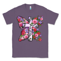 Lavender faith butterfly cross Classic Tee - Zillion Design Studio