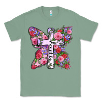 Sage faith butterfly cross Classic Tee - Zillion Design Studio