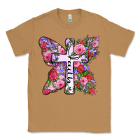 Toasted Coconut faith butterfly cross Classic Tee - Zillion Design Studio