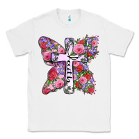 White faith butterfly cross Classic Tee - Zillion Design Studio