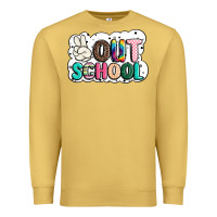 Antique Gold peace out school Premium Sweatshirt - JahusDesignShop