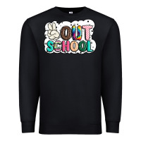 Black peace out school Premium Sweatshirt - JahusDesignShop