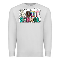 Dove Grey peace out school Premium Sweatshirt - JahusDesignShop