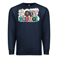 Navy peace out school Premium Sweatshirt - JahusDesignShop