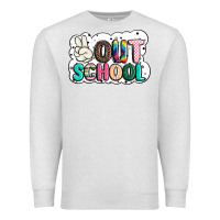 Oatmeal Heather peace out school Premium Sweatshirt - JahusDesignShop