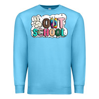 Ocean Blue peace out school Premium Sweatshirt - JahusDesignShop