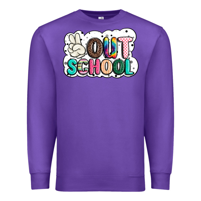 Peace Out School Premium Sweatshirt by JahusDesignShop | Teevron