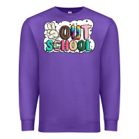 Purple peace out school Premium Sweatshirt - JahusDesignShop
