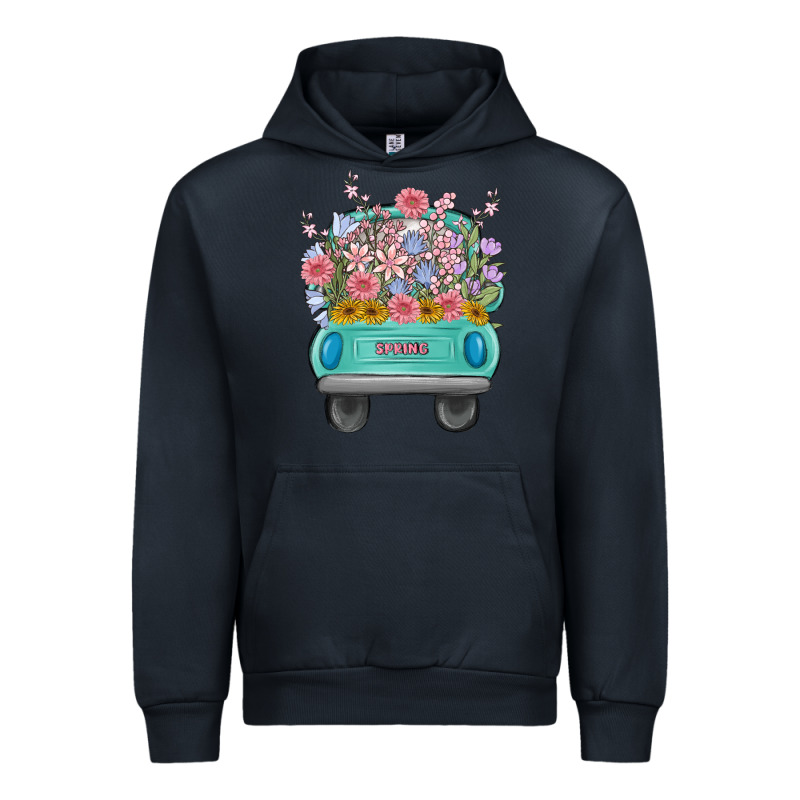Truck With Flowers Urban Hoodie by MaliasSmallBusiness | Teevron
