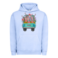 Pigment Grape Ice truck with flowers Urban Hoodie - MaliasSmallBusiness