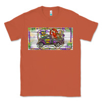 Copper Mardi Gras Truck And Fleur De Lis Crawfish Classic Tee - RanaPortraitStore