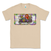 Mushroom Mardi Gras Truck And Fleur De Lis Crawfish Classic Tee - RanaPortraitStore