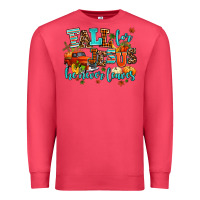 Cardinal fall for jesus he never leaves Premium Sweatshirt - AdoDesignShop