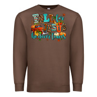 Chestnut fall for jesus he never leaves Premium Sweatshirt - AdoDesignShop