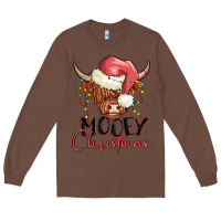 Chestnut mooey christmas Long Sleeve Tee - MaliasSmallBusiness