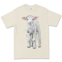 Bone merino wool baby sheep Premium Tee - LillyAllenDesigns