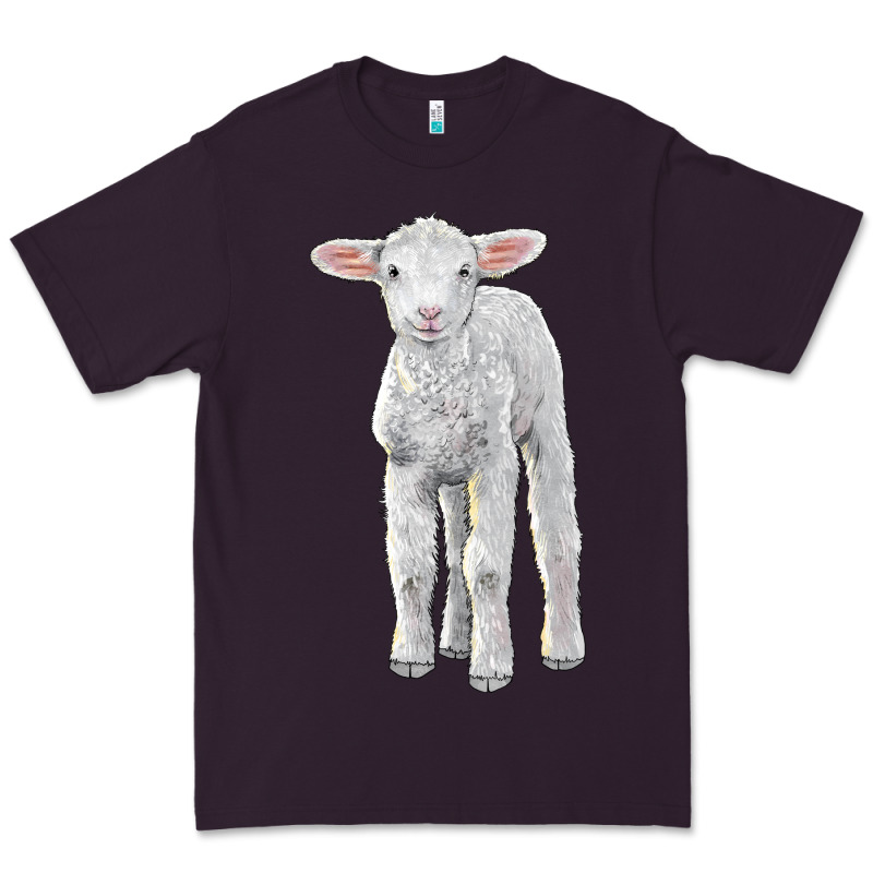 Merino Wool Baby Sheep Premium Tee by LillyAllenDesigns | Teevron