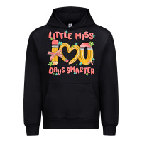 Black little miss 100 days smarter Urban Hoodie - MaliasSmallBusiness