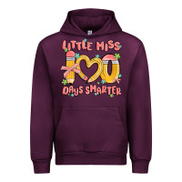 Mauve Wine little miss 100 days smarter Urban Hoodie - MaliasSmallBusiness