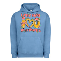 Pigment Pebble Blue little miss 100 days smarter Urban Hoodie - MaliasSmallBusiness