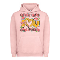 Pigment Salmon little miss 100 days smarter Urban Hoodie - MaliasSmallBusiness
