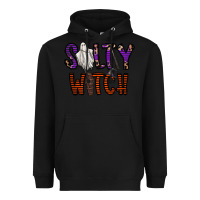 Black Salty Witch Heavyweight Hoodie - CowhideDigitalArt