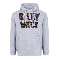 Heather Grey Salty Witch Heavyweight Hoodie - CowhideDigitalArt