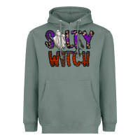 Sage Salty Witch Heavyweight Hoodie - CowhideDigitalArt