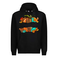 Black custom pumpkin name Premium Hoodie - NancyCooperArtShop