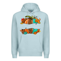 Blue Mist custom pumpkin name Premium Hoodie - NancyCooperArtShop