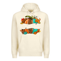 Sandshell custom pumpkin name Premium Hoodie - NancyCooperArtShop