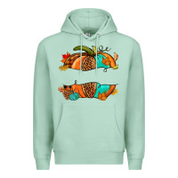 Seafoam custom pumpkin name Premium Hoodie - NancyCooperArtShop