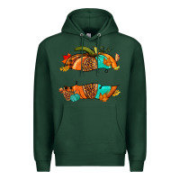 Sports Green custom pumpkin name Premium Hoodie - NancyCooperArtShop