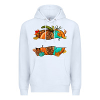 White custom pumpkin name Premium Hoodie - NancyCooperArtShop