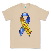 Mushroom down syndrome ribbon softball Classic Tee - texasbilliewilder