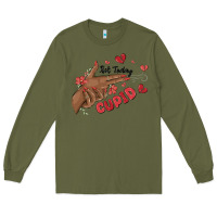 Army Green not today cupid Long Sleeve Tee - MaliasSmallBusiness