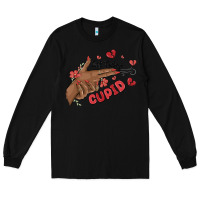 Black not today cupid Long Sleeve Tee - MaliasSmallBusiness