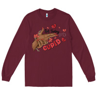 Burgundy not today cupid Long Sleeve Tee - MaliasSmallBusiness