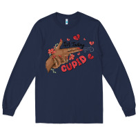 Navy not today cupid Long Sleeve Tee - MaliasSmallBusiness