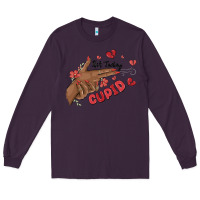 Plum not today cupid Long Sleeve Tee - MaliasSmallBusiness
