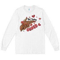 White not today cupid Long Sleeve Tee - MaliasSmallBusiness