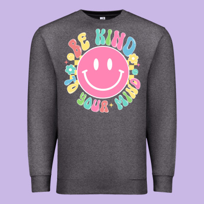 Be Kind To You Mind Premium Sweatshirt Designed By Jahusdesignshop