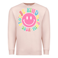 Pale Pink be kind to you mind Premium Sweatshirt - JahusDesignShop