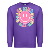 Purple be kind to you mind Premium Sweatshirt - JahusDesignShop