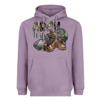 Lavender army wife Heavyweight Hoodie - SublimationCraftShop