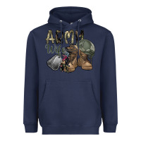 Navy army wife Heavyweight Hoodie - SublimationCraftShop