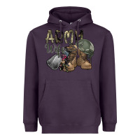 Plum army wife Heavyweight Hoodie - SublimationCraftShop