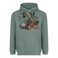 Sage army wife Heavyweight Hoodie - SublimationCraftShop