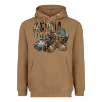 Toasted Coconut army wife Heavyweight Hoodie - SublimationCraftShop